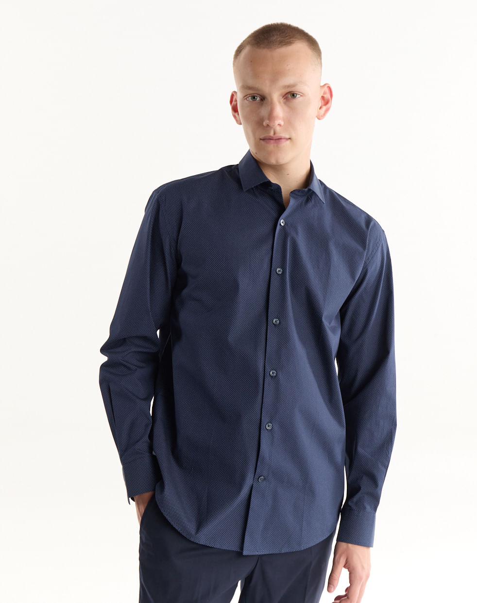 Camisa vestir regular 100% algodón ORVIETO