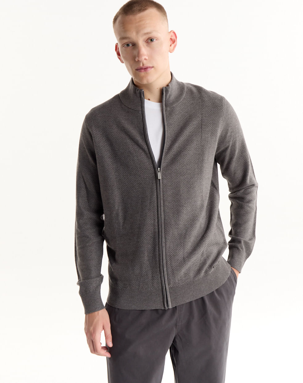 Campera tejida tramada SKIEN