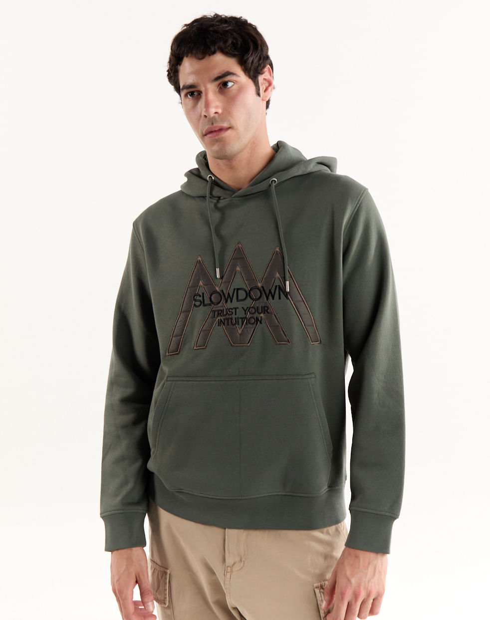Hoodie estampado frisa SOLNA
