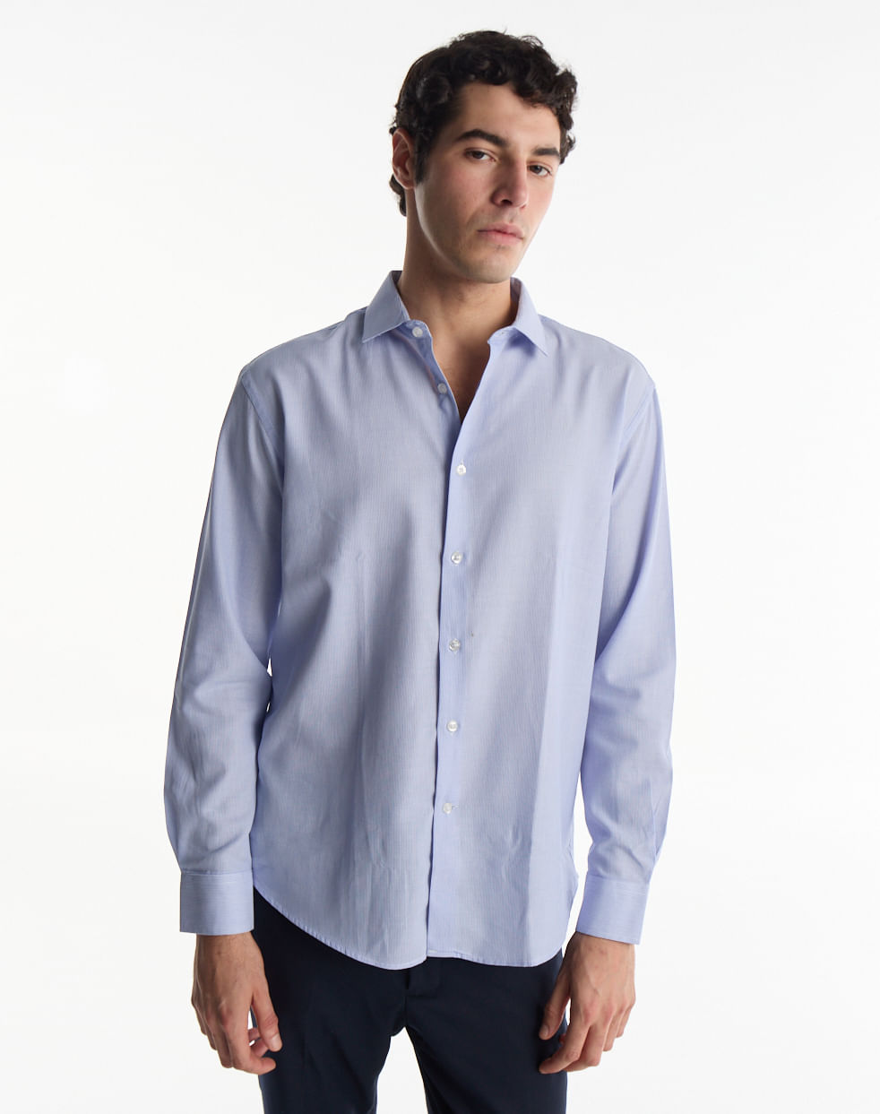 Camisa vestir regular 100% algodón ELIJAH