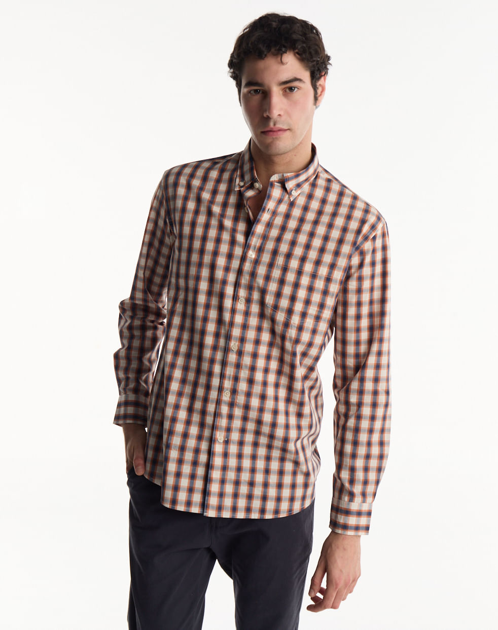 Camisa regular 100% algodón NICOLO