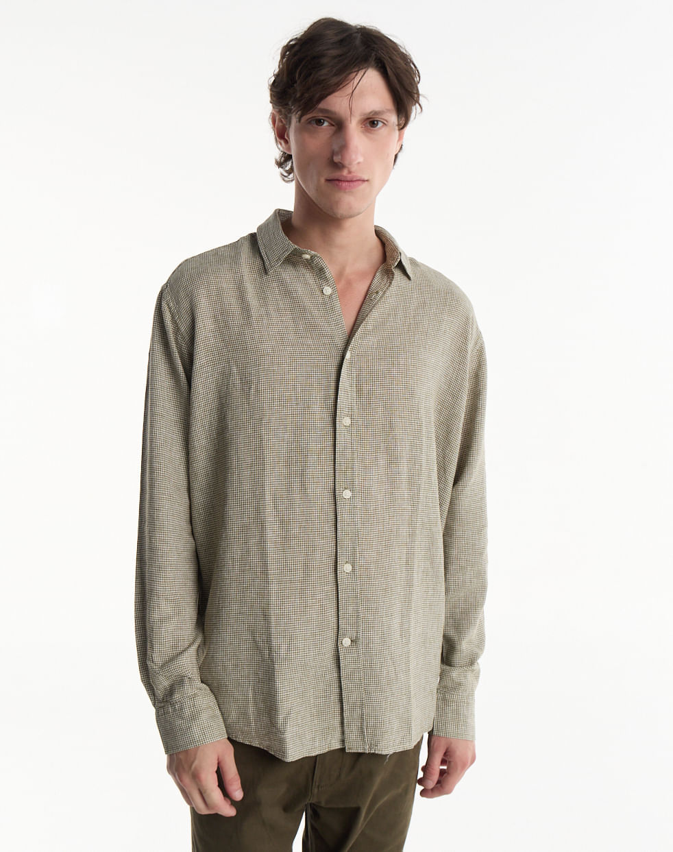 Camisa regular lino HARRY