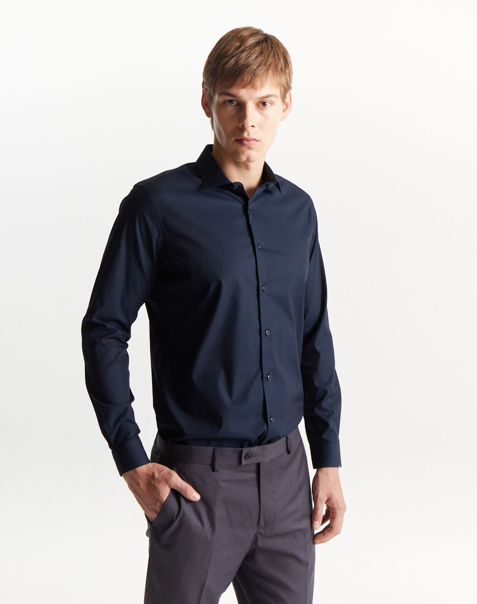Camisa vestir slim confort DENVER
