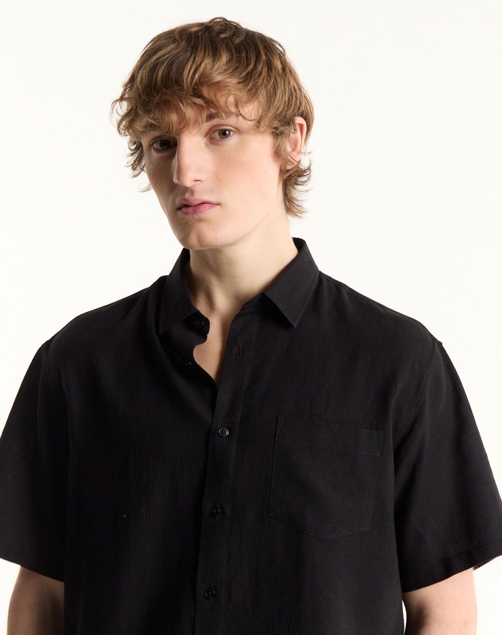 Camisa regular lino Hibiscus EQUUS — imagen 2