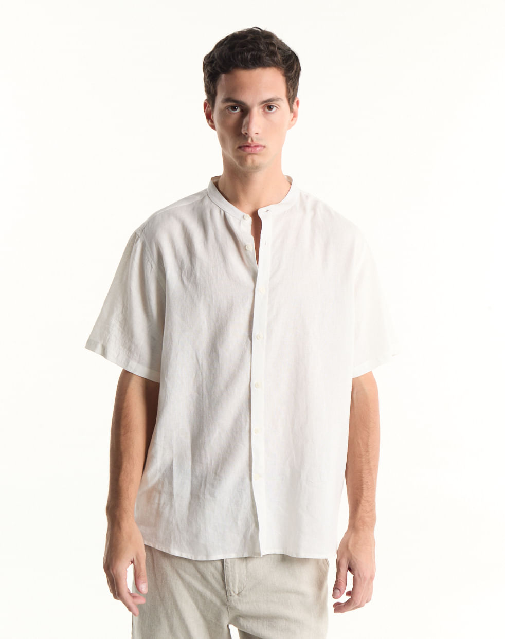 Camisa relaxed lino SEBASTIAN