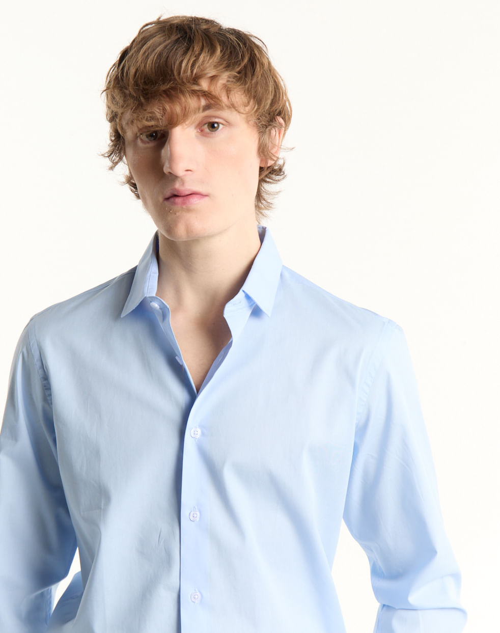 Camisa vestir slim 100% algodón VALENTINO — imagen 2