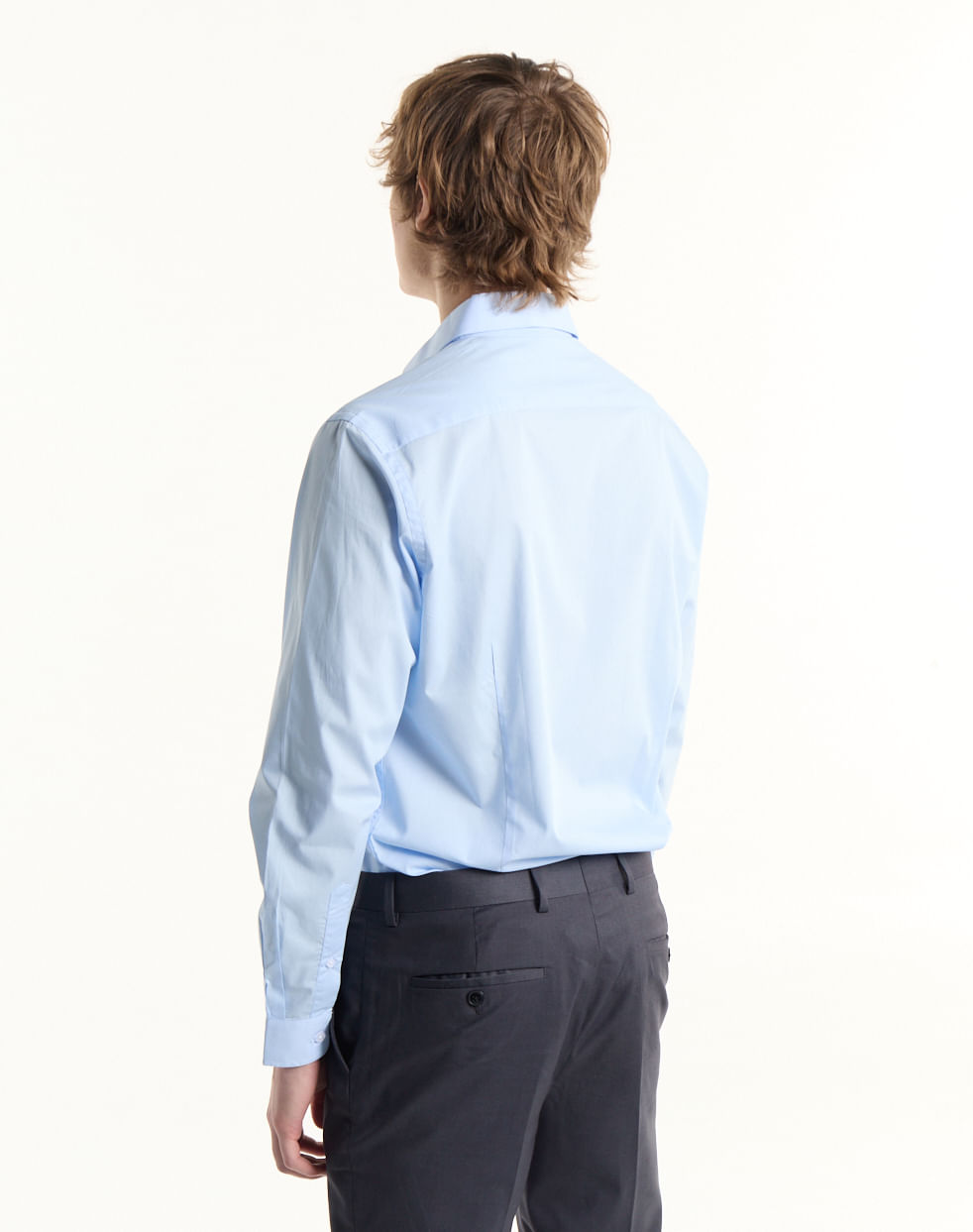 Camisa vestir slim 100% algodón VALENTINO — imagen 3