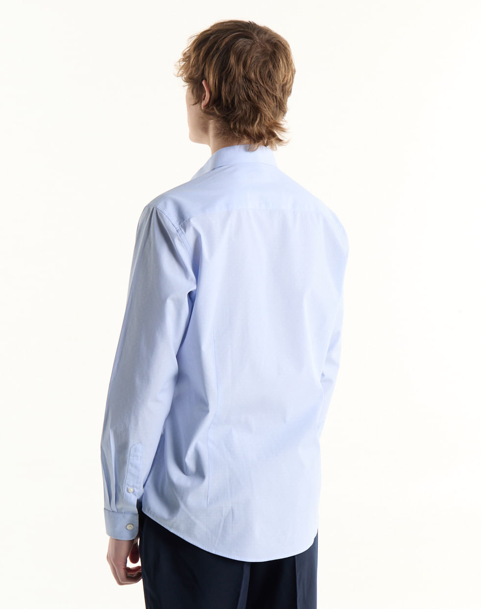 Camisa vestir slim 100% algodón LEO — imagen 3