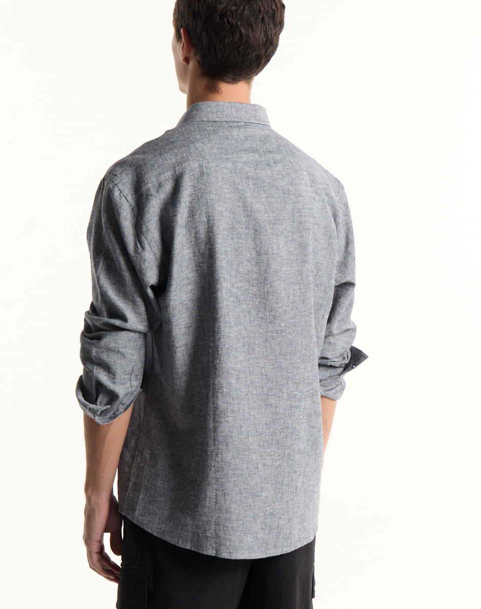 Camisa regular de lino Helechos — imagen 3
