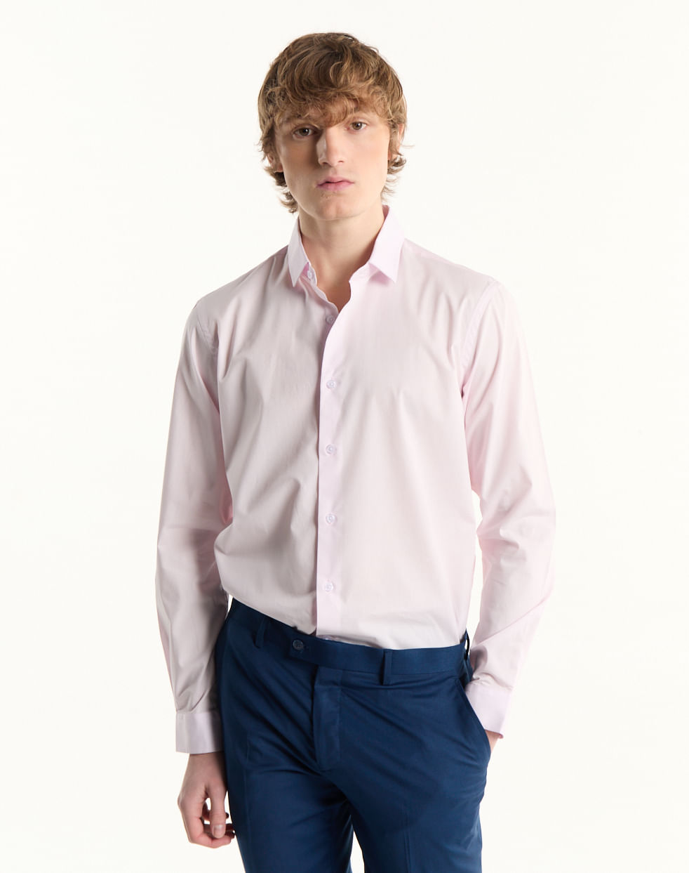 Camisa vestir slim 100% algodón VALENTINO