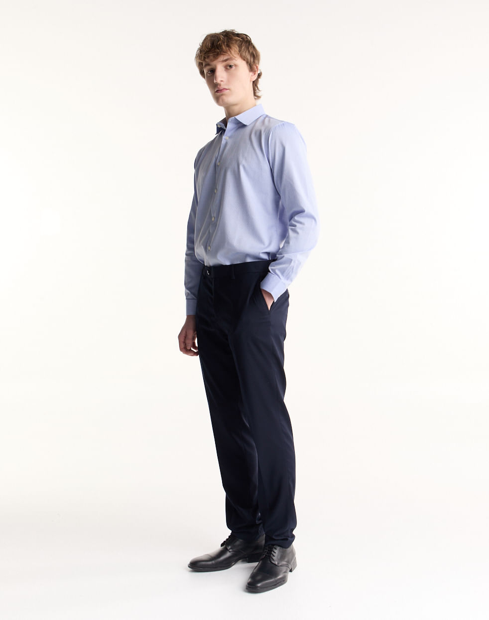 Camisa vestir slim 100% algodón nolan EQUUS — imagen 4