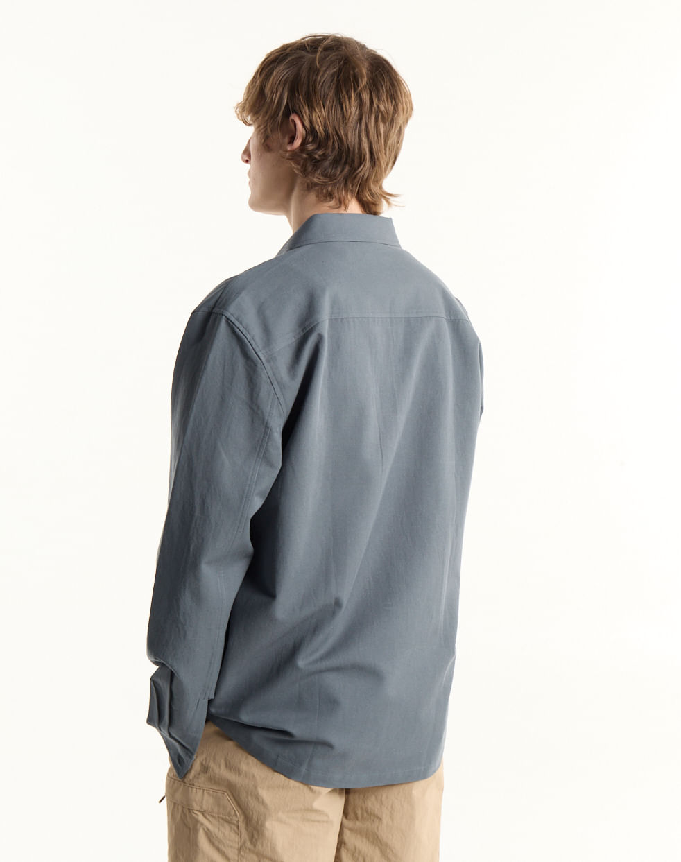 Sobrecamisa regular lino KIOTO — imagen 3