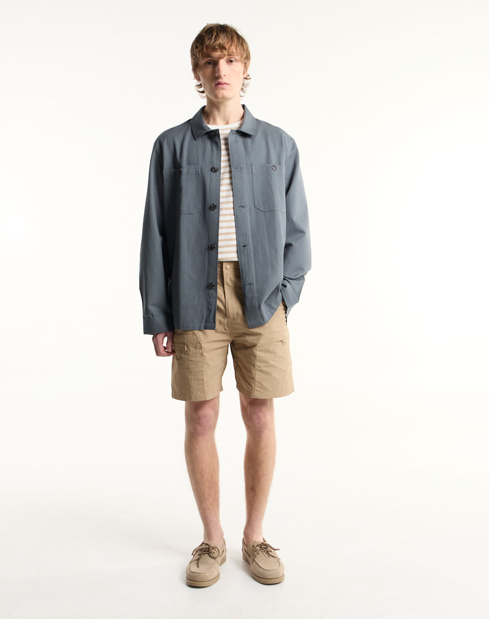 Sobrecamisa regular lino KIOTO — imagen 4