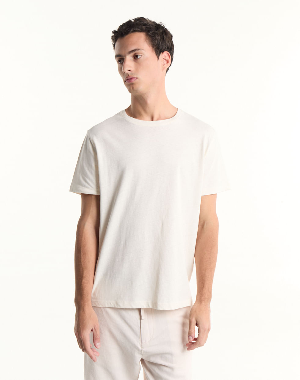 Remera lino algodón PRESTON