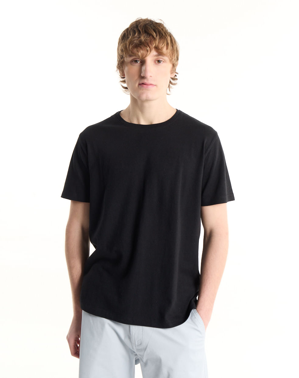 Remera lino algodón PRESTON