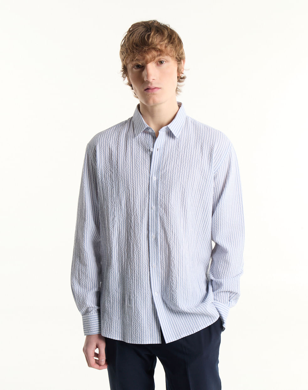 Camisa regular 100% algodón OSAKA