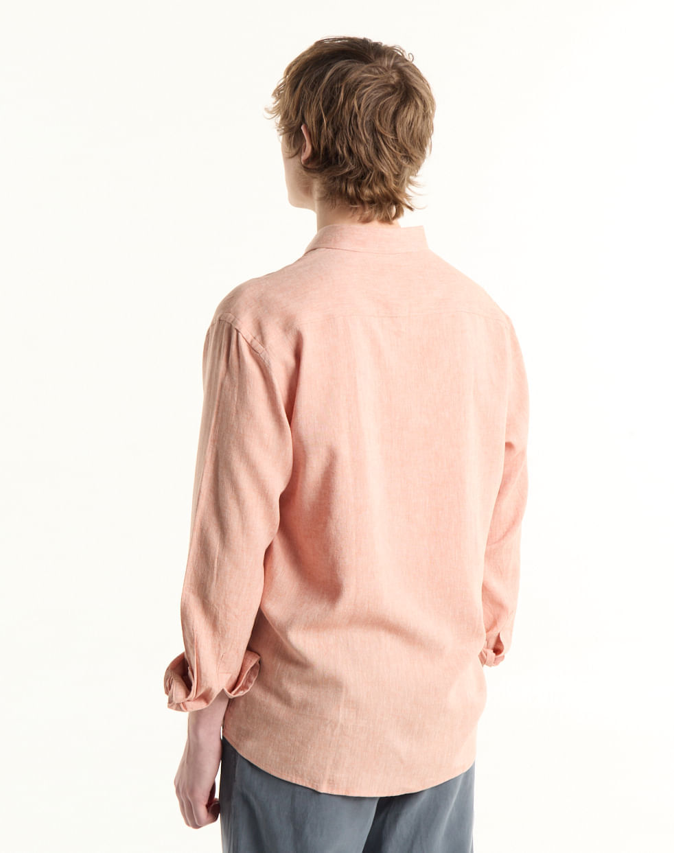 Camisa regular lino HELECHOS — imagen 3