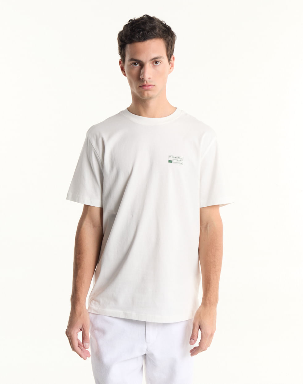 Remera relaxed estampada 100% algodón BEAN