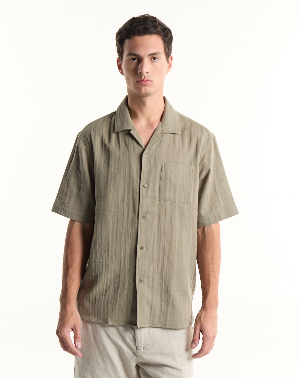 Camisa ultra relaxed 100% algodón ETHAN