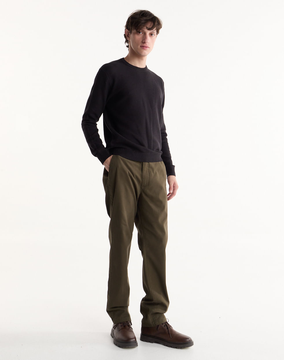 Sweater tramado escote redondo PARIS — imagen 4