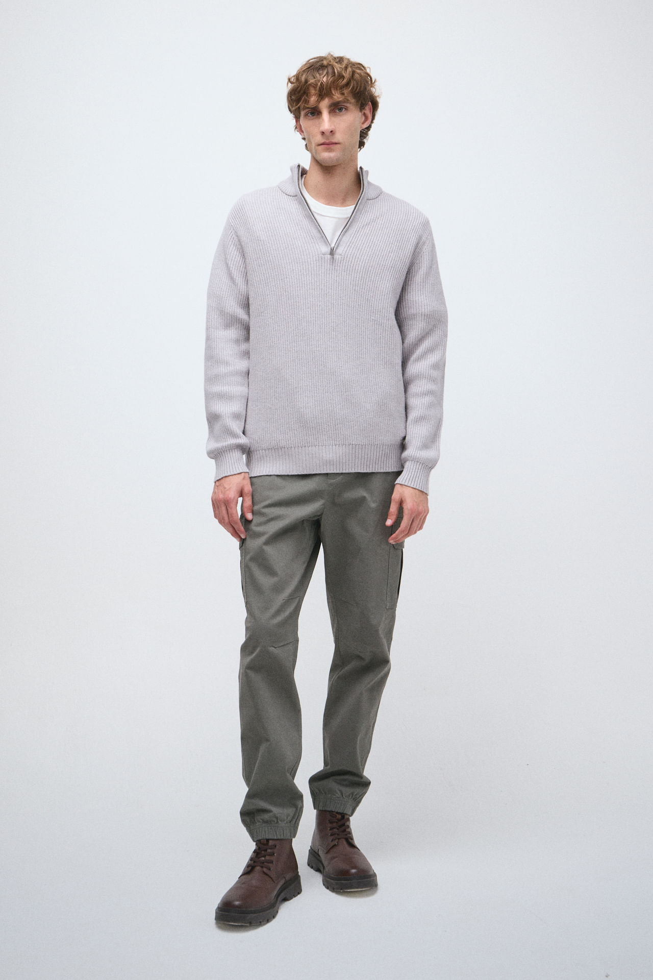 Sweater medio cierre