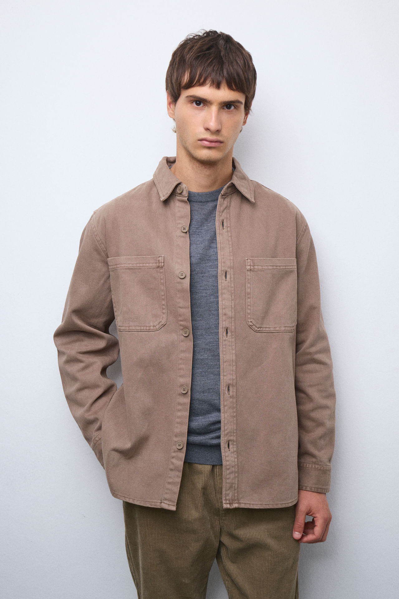 Sobrecamisa relaxed 100% algodón — imagen 2