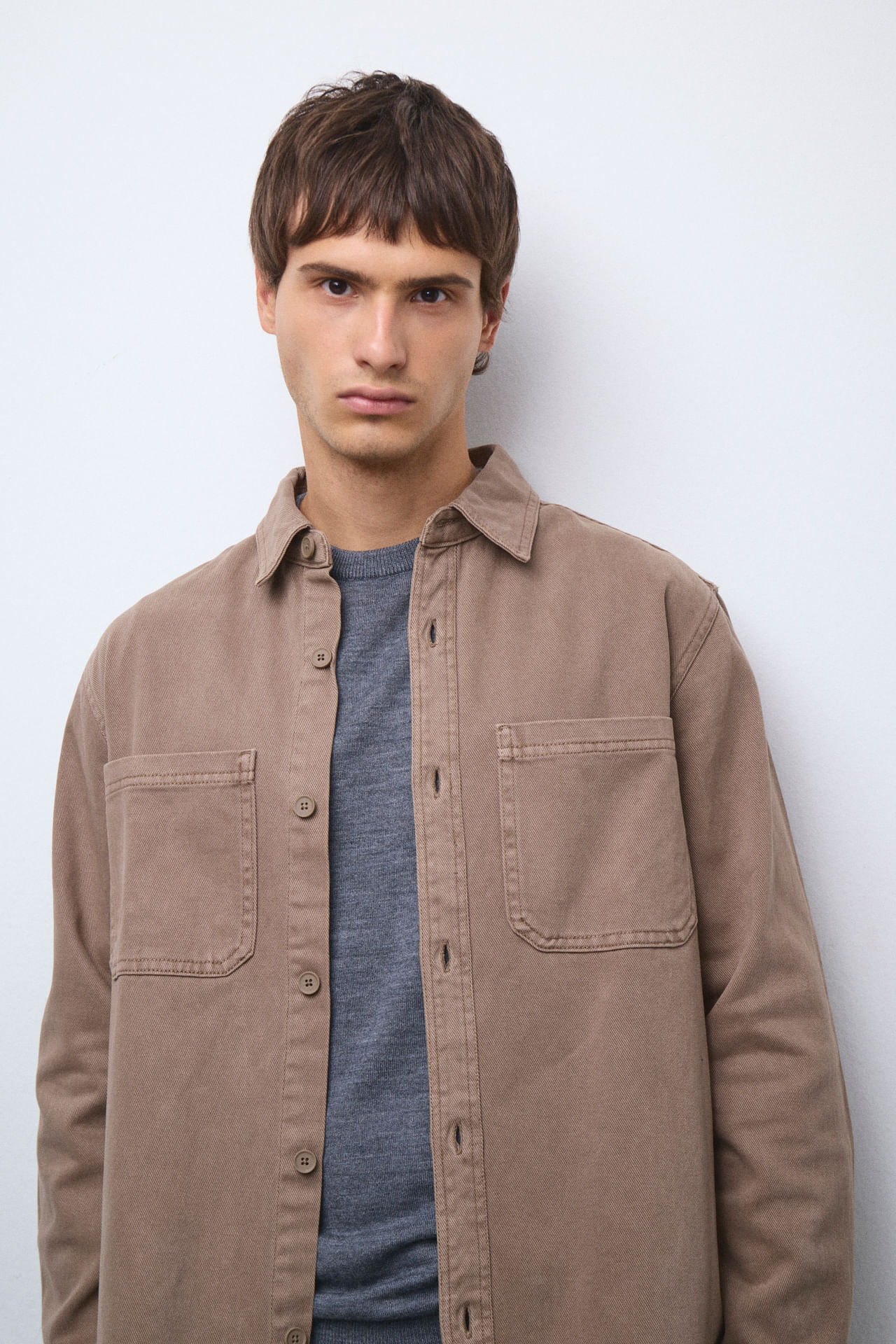 Sobrecamisa relaxed 100% algodón — imagen 3