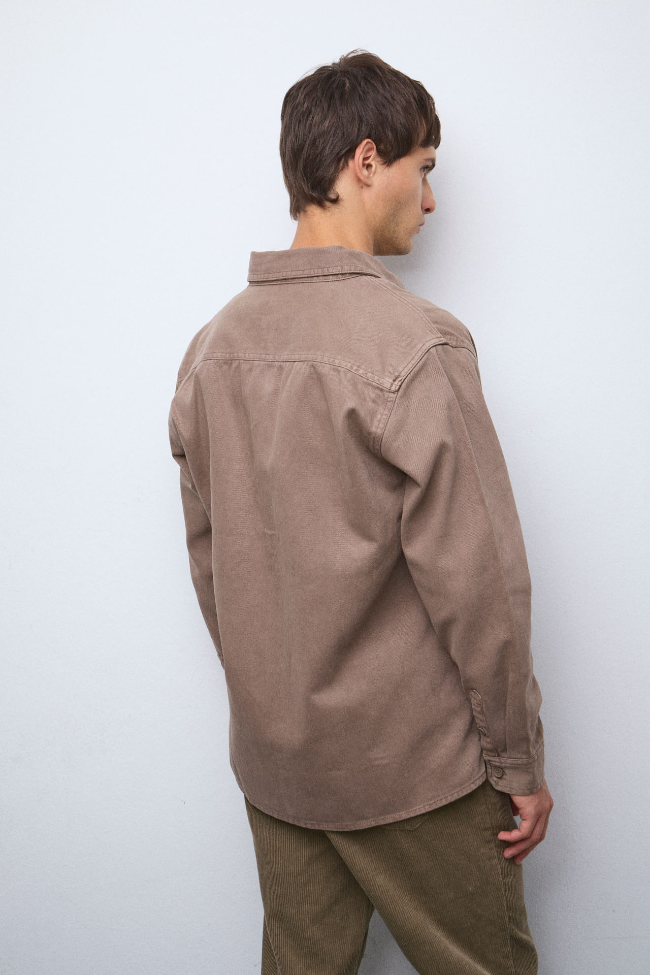 Sobrecamisa relaxed 100% algodón — imagen 4