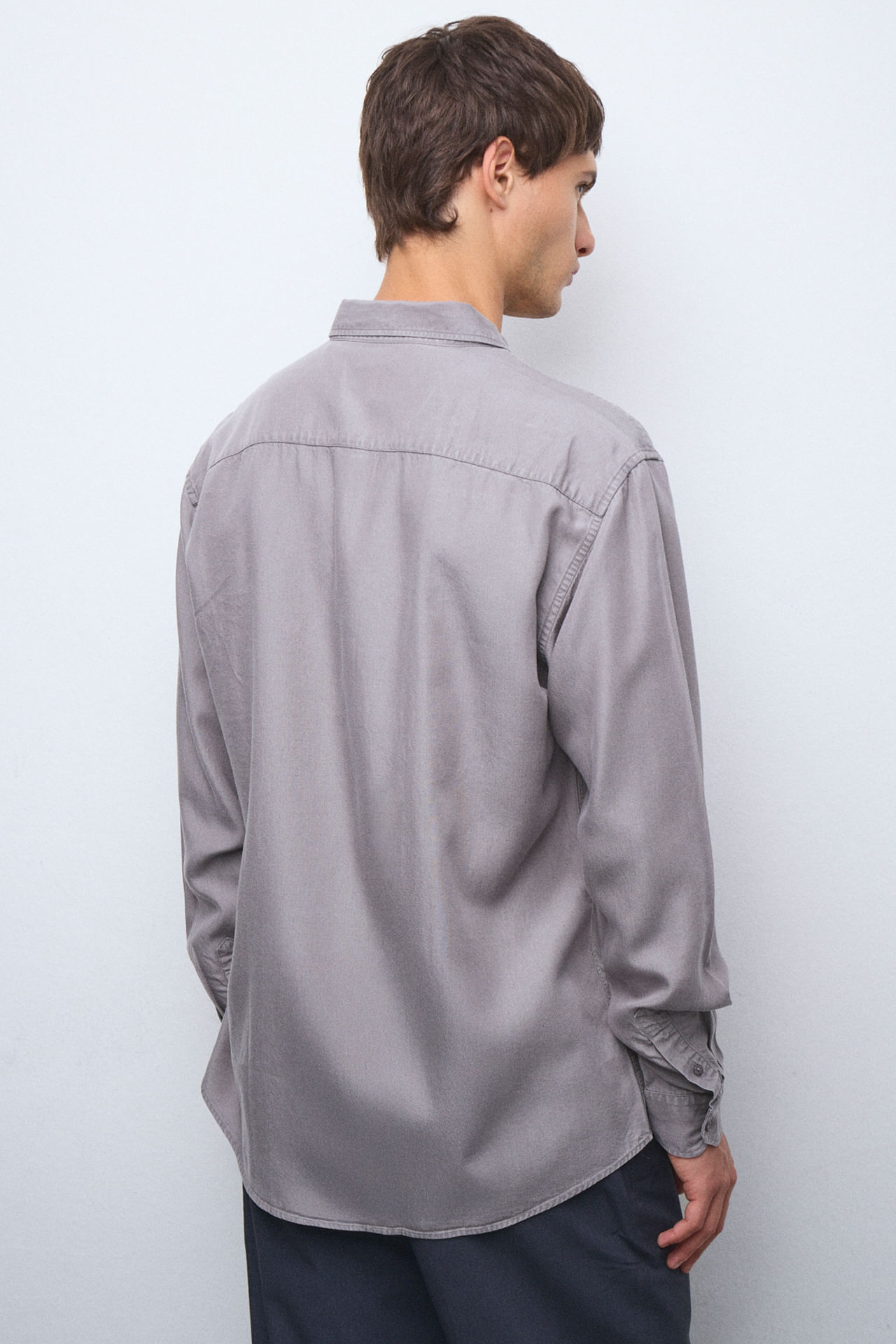 Camisa regular 100% algodón — imagen 4
