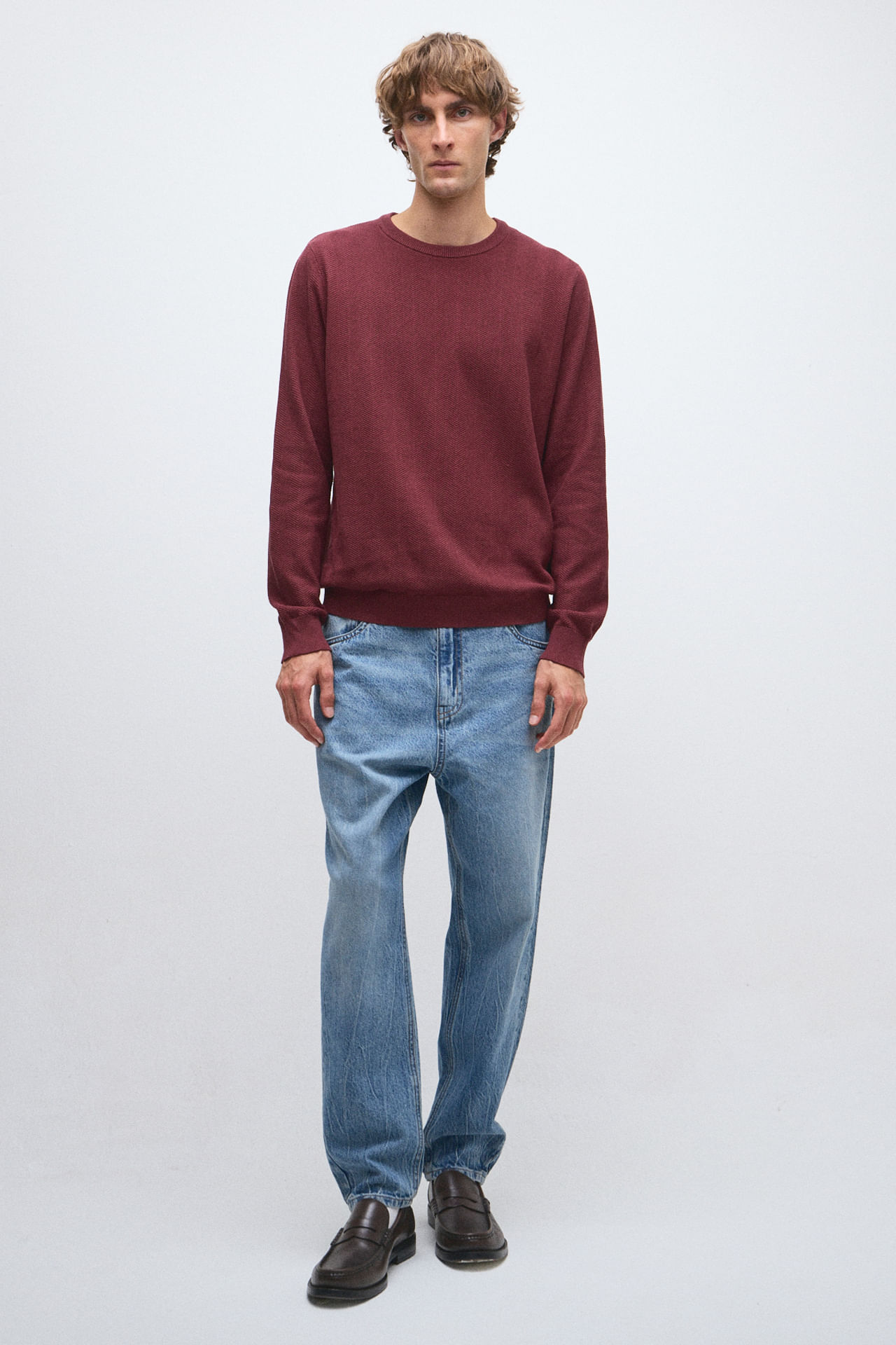 Sweater tramado 100% algodón