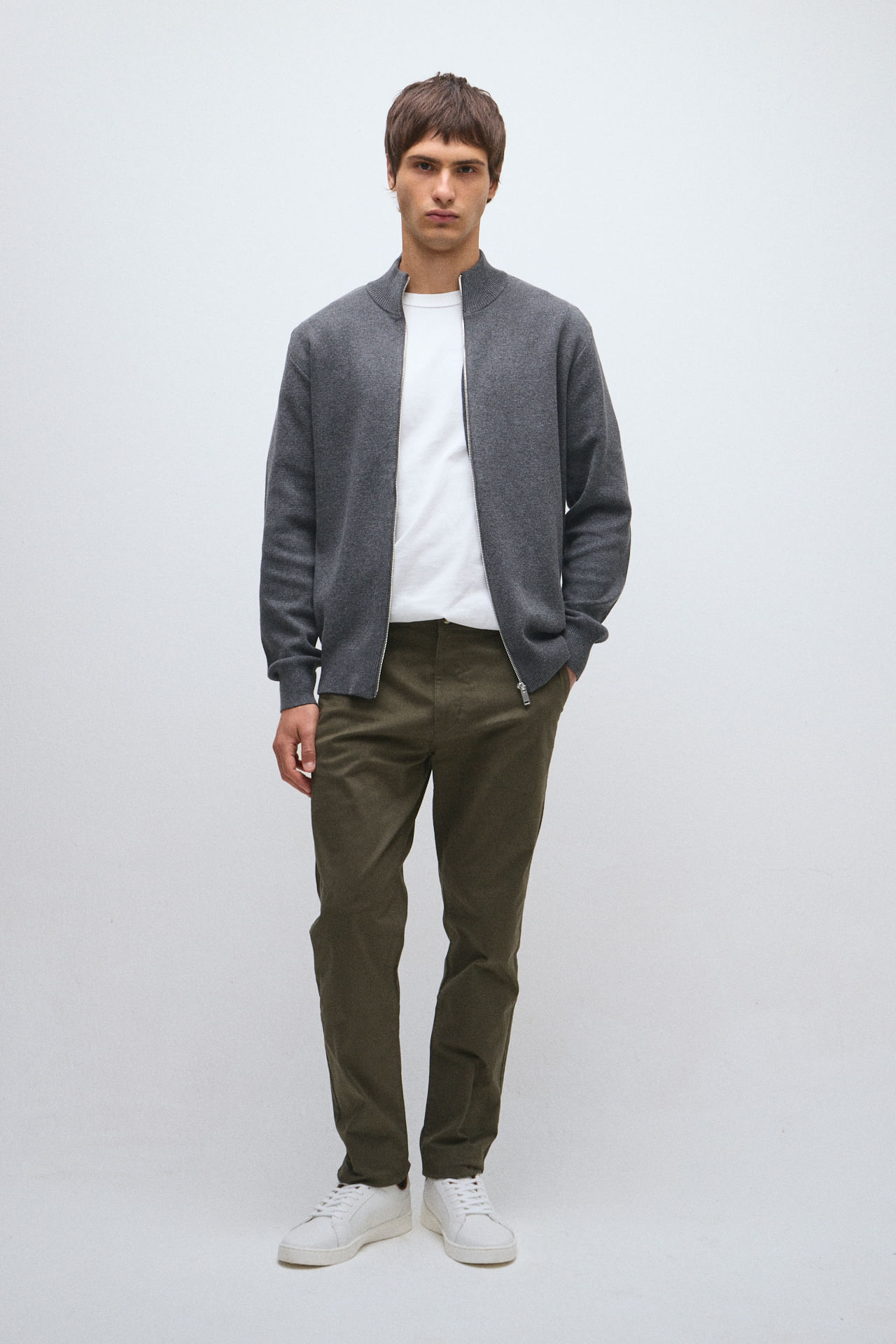 Campera tejida