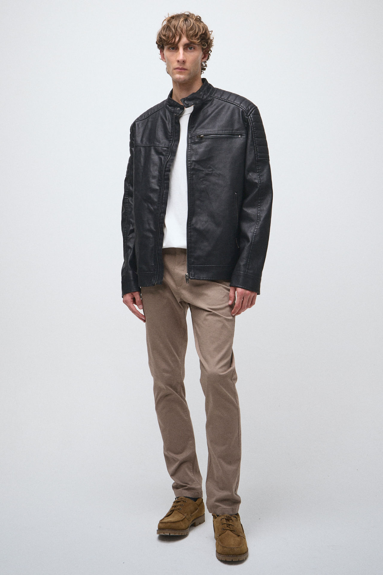Campera simil cuero