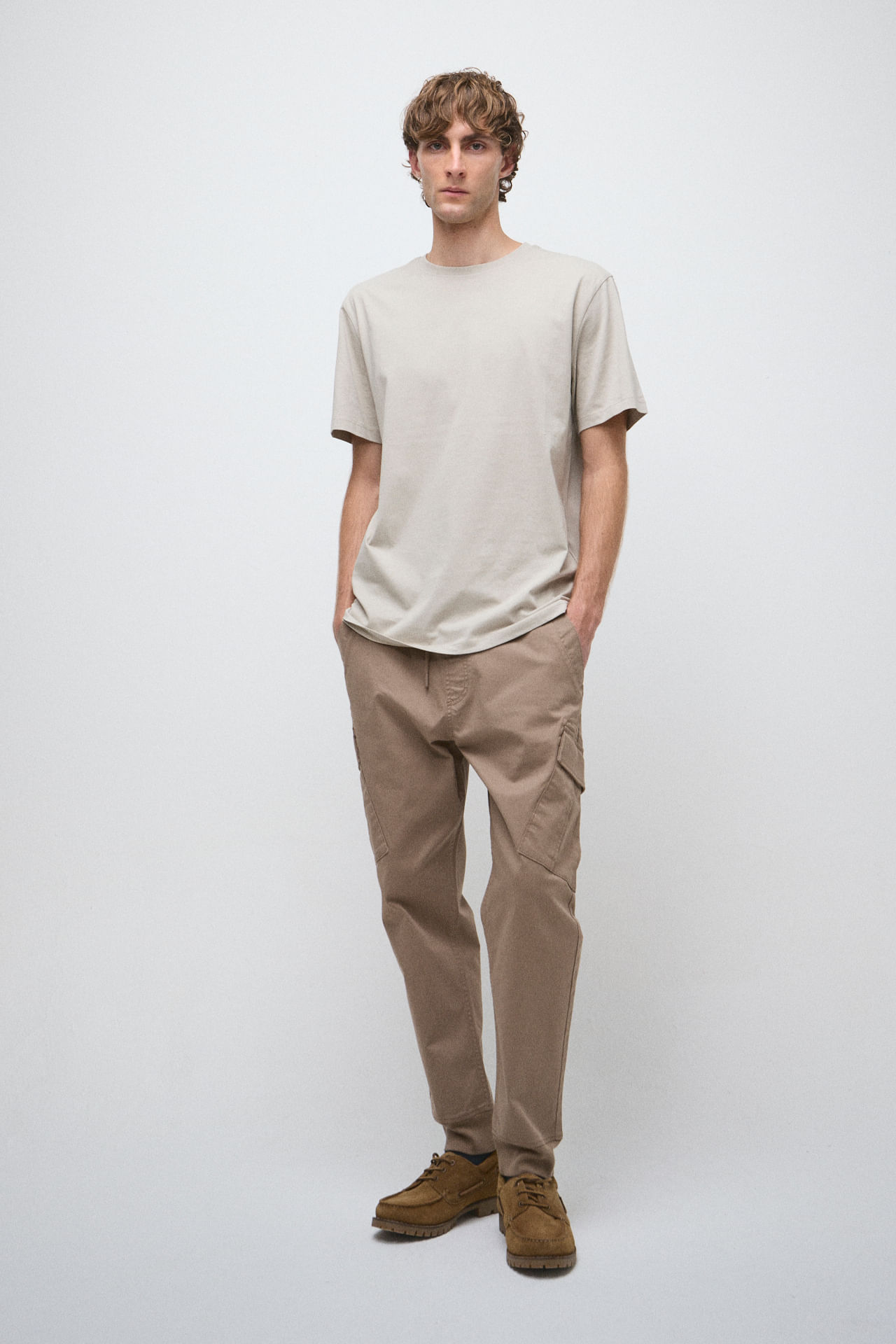 Pantalón cargo relaxed confort