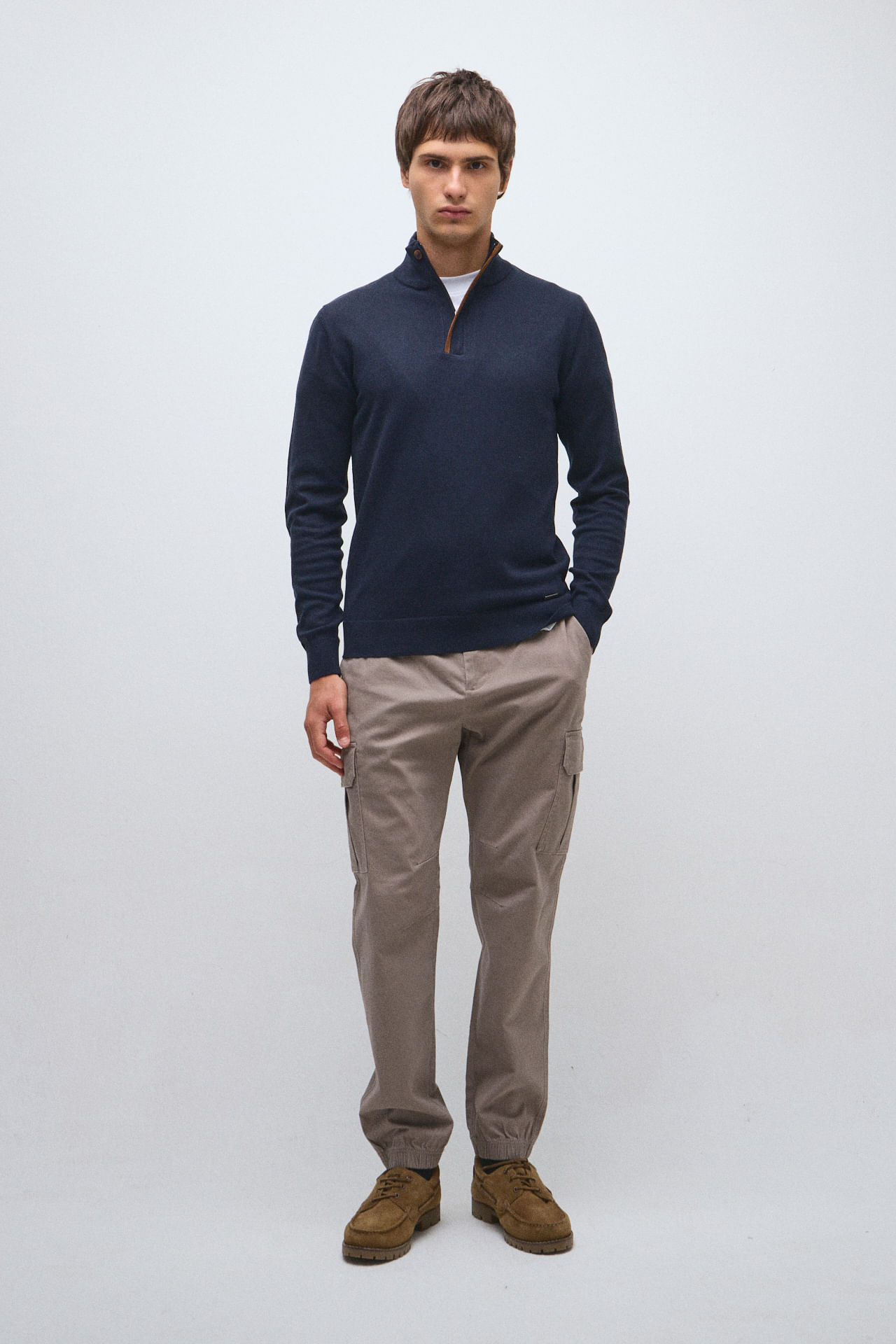 Sweater medio cierre