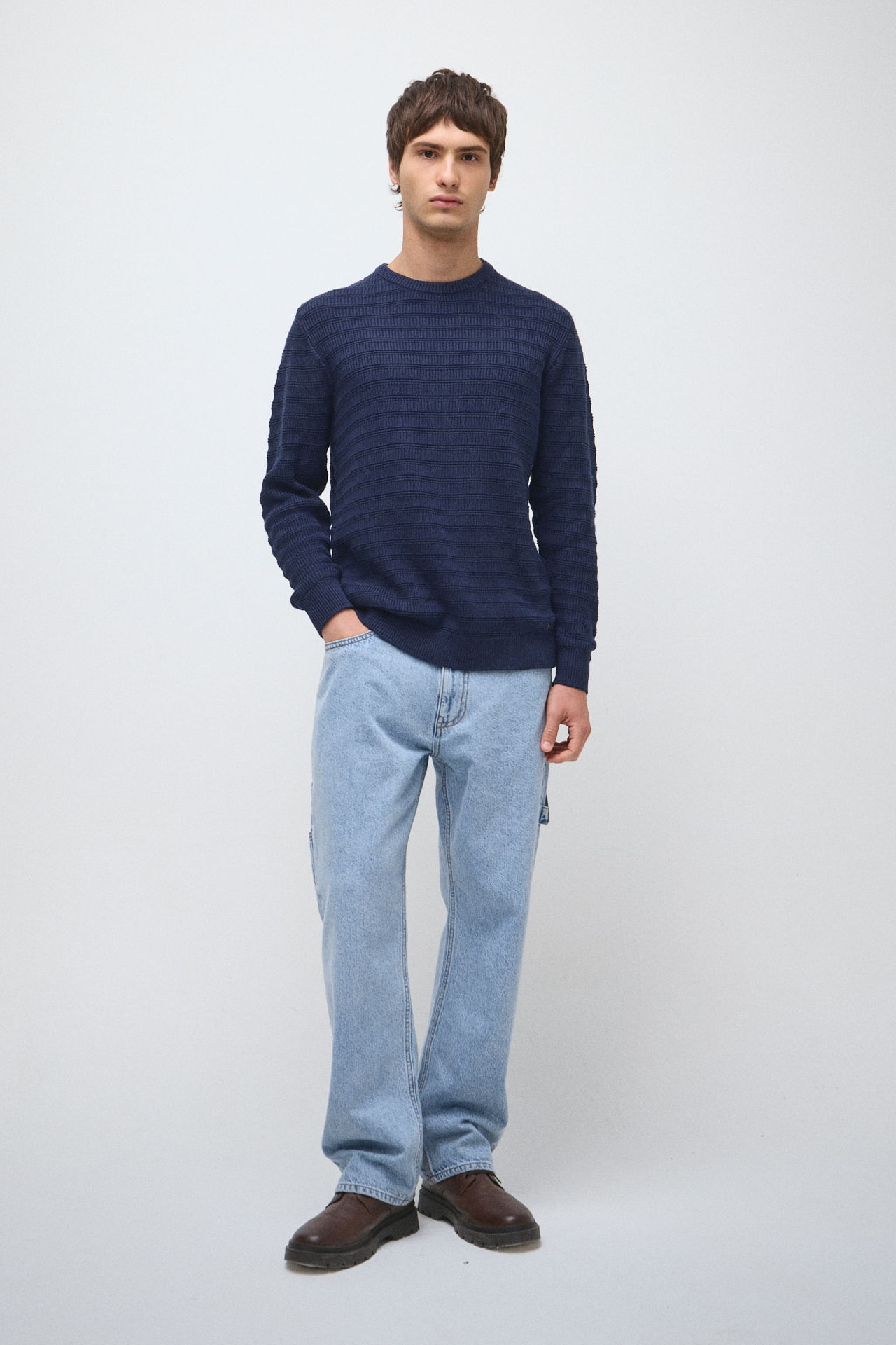 Sweater tramado 100% algodón