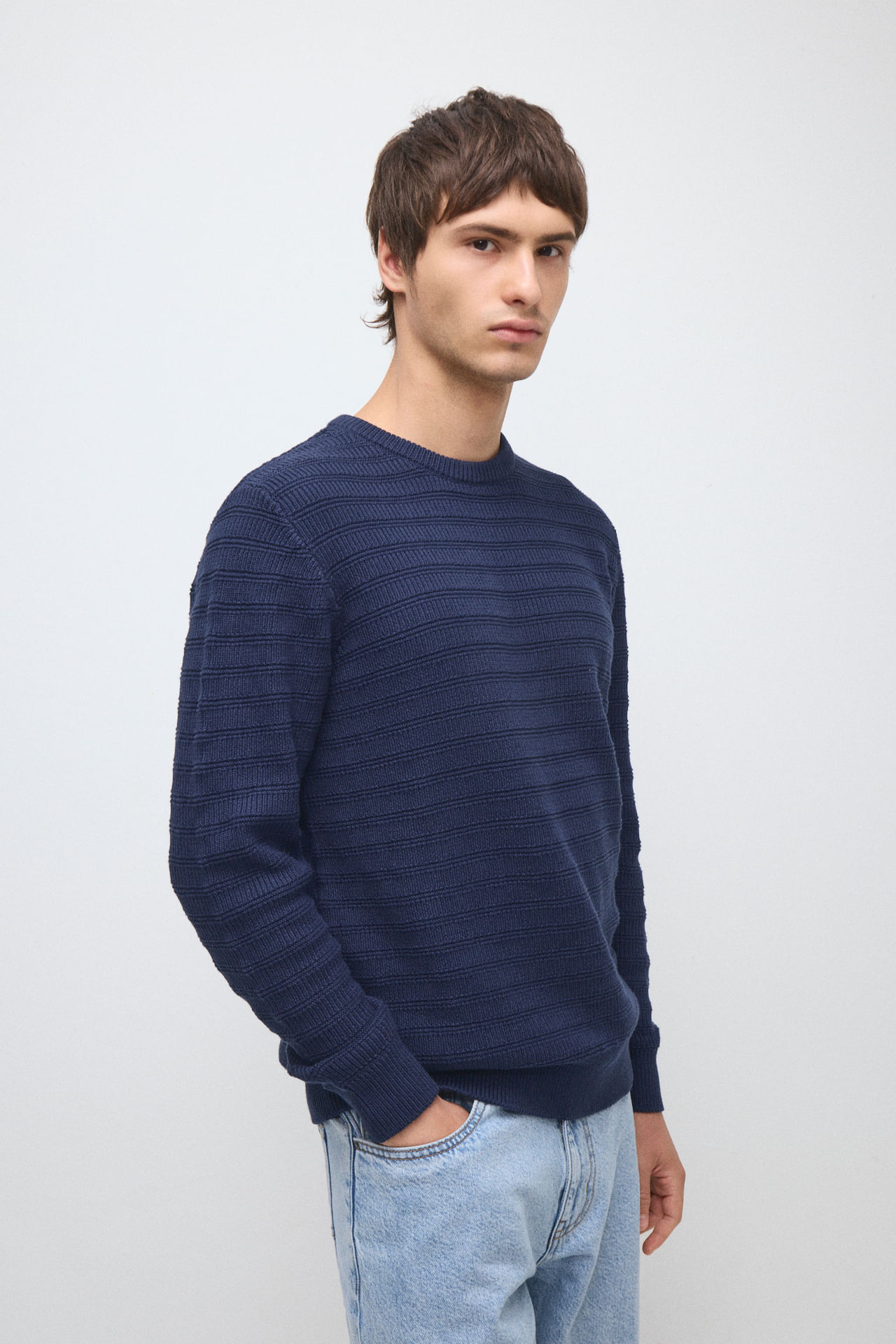 Sweater tramado 100% algodón — imagen 2