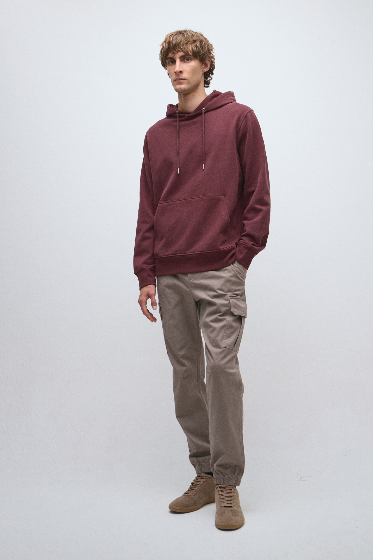 Hoodie liso 100% algodón