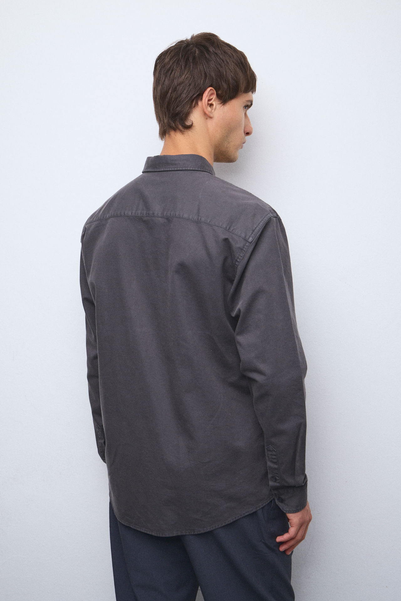 Camisa regular 100% algodón — imagen 3
