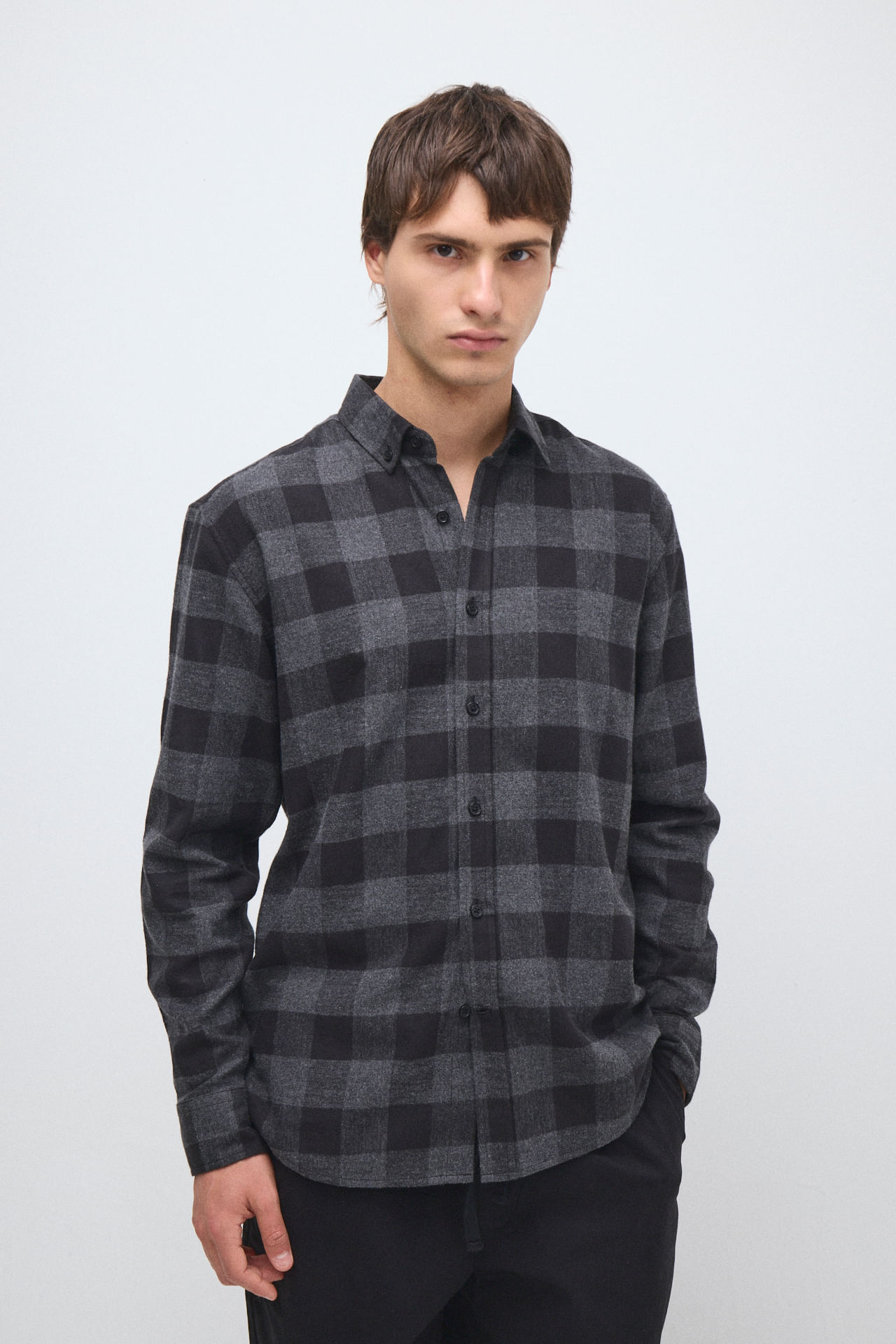 Camisa regular 100% algodón — imagen 2