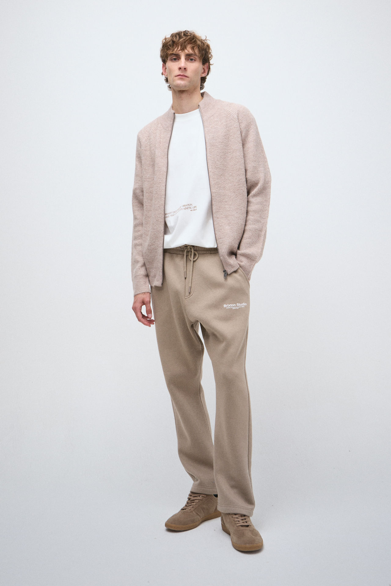 Campera tejida lana mezcla