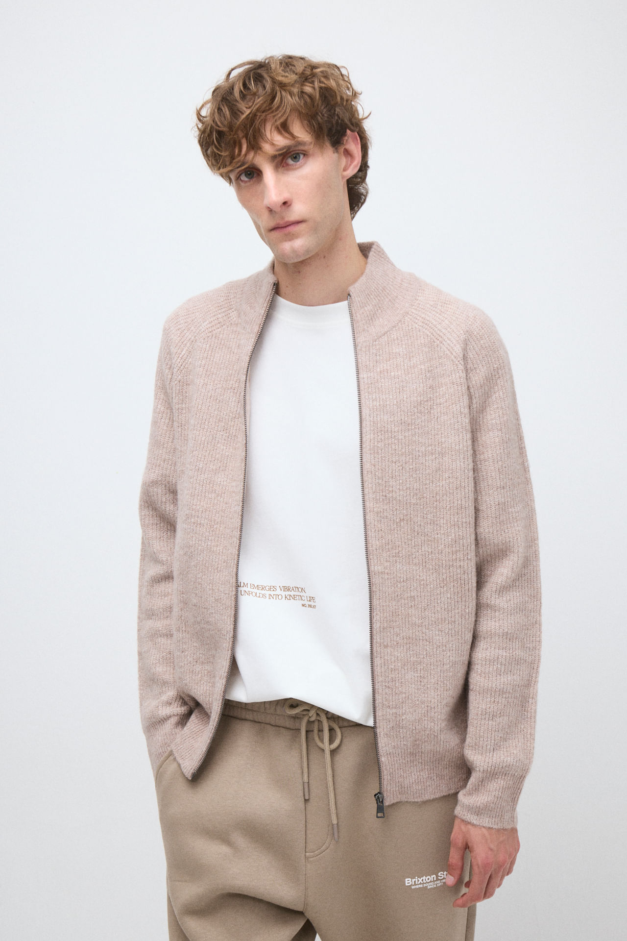 Campera tejida lana mezcla — imagen 2