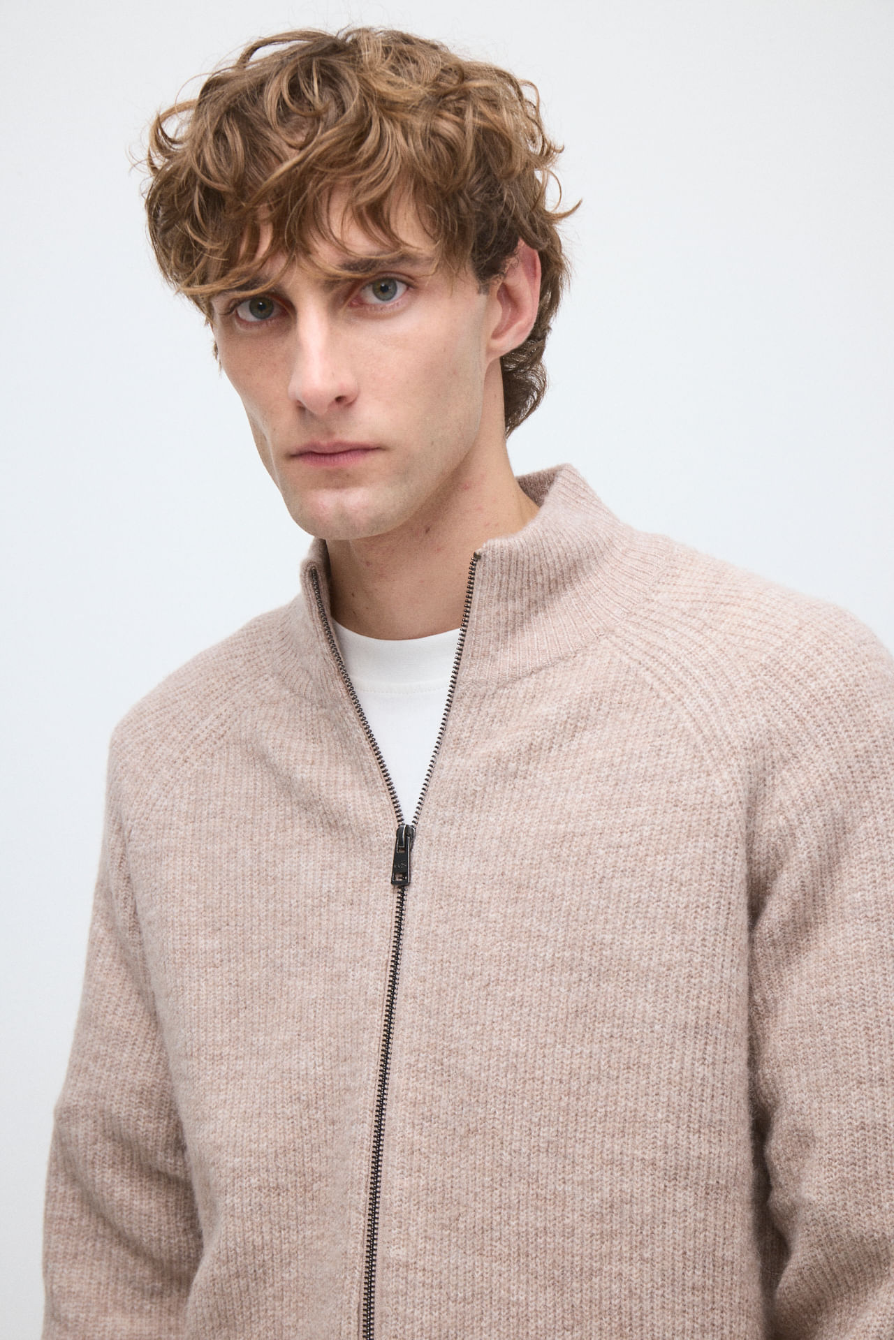 Campera tejida lana mezcla — imagen 3