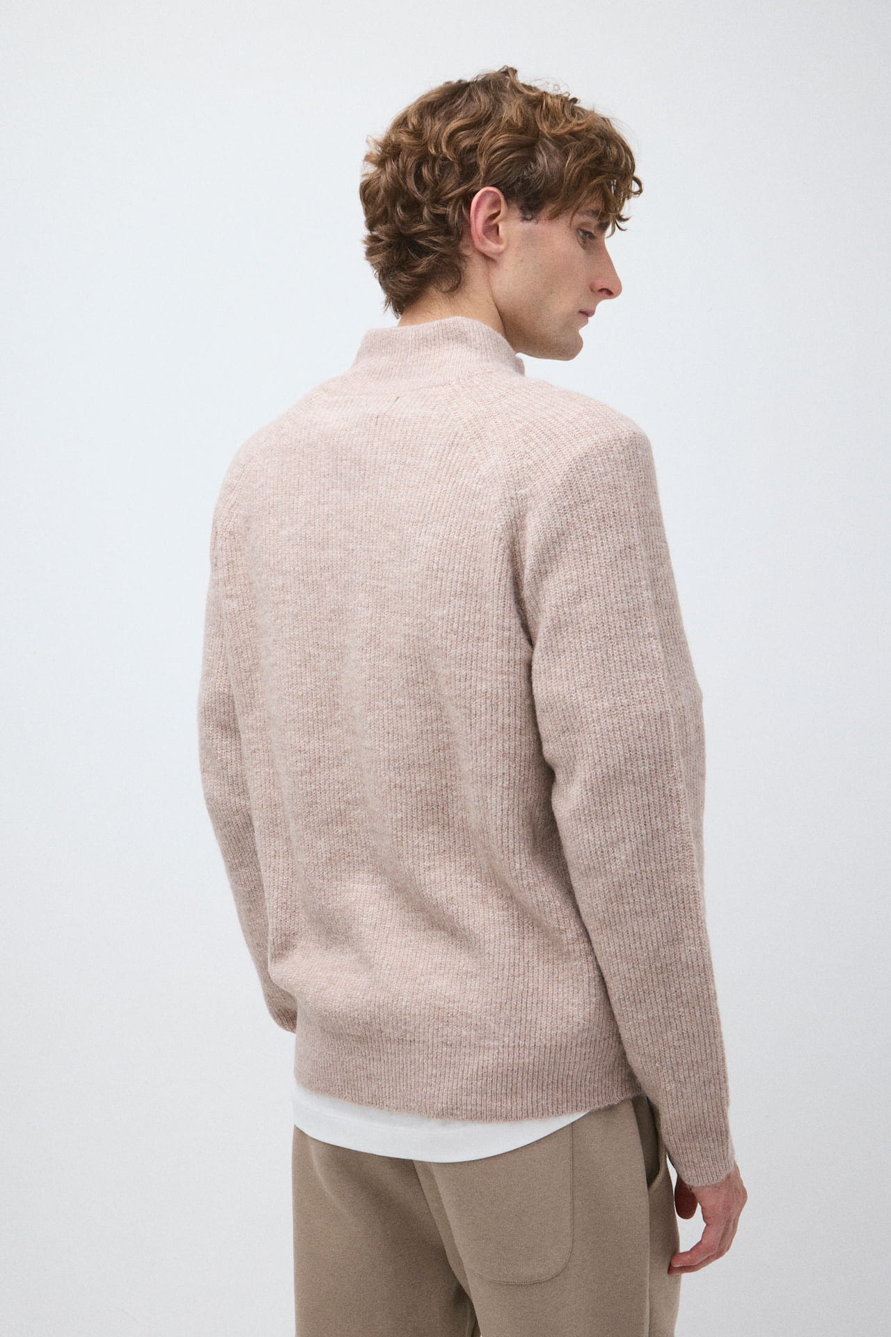 Campera tejida lana mezcla — imagen 4