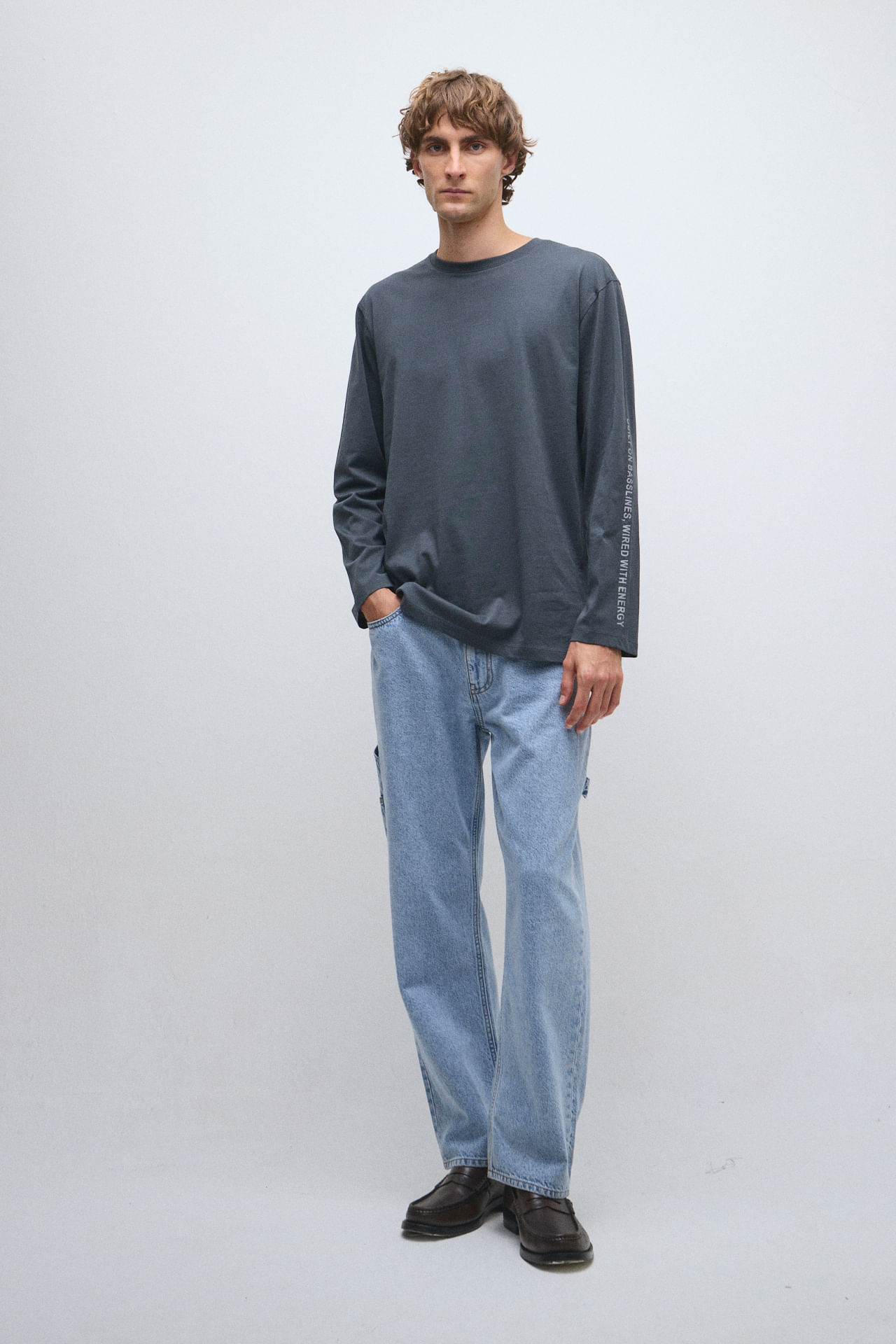 Remera relaxed 100% algodón