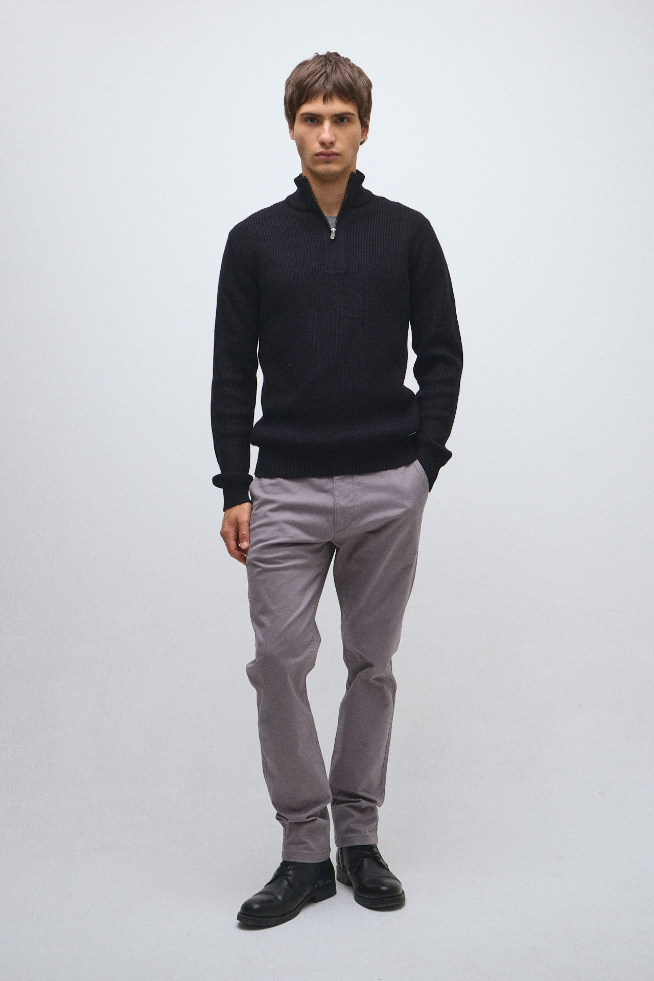 Sweater medio cierre