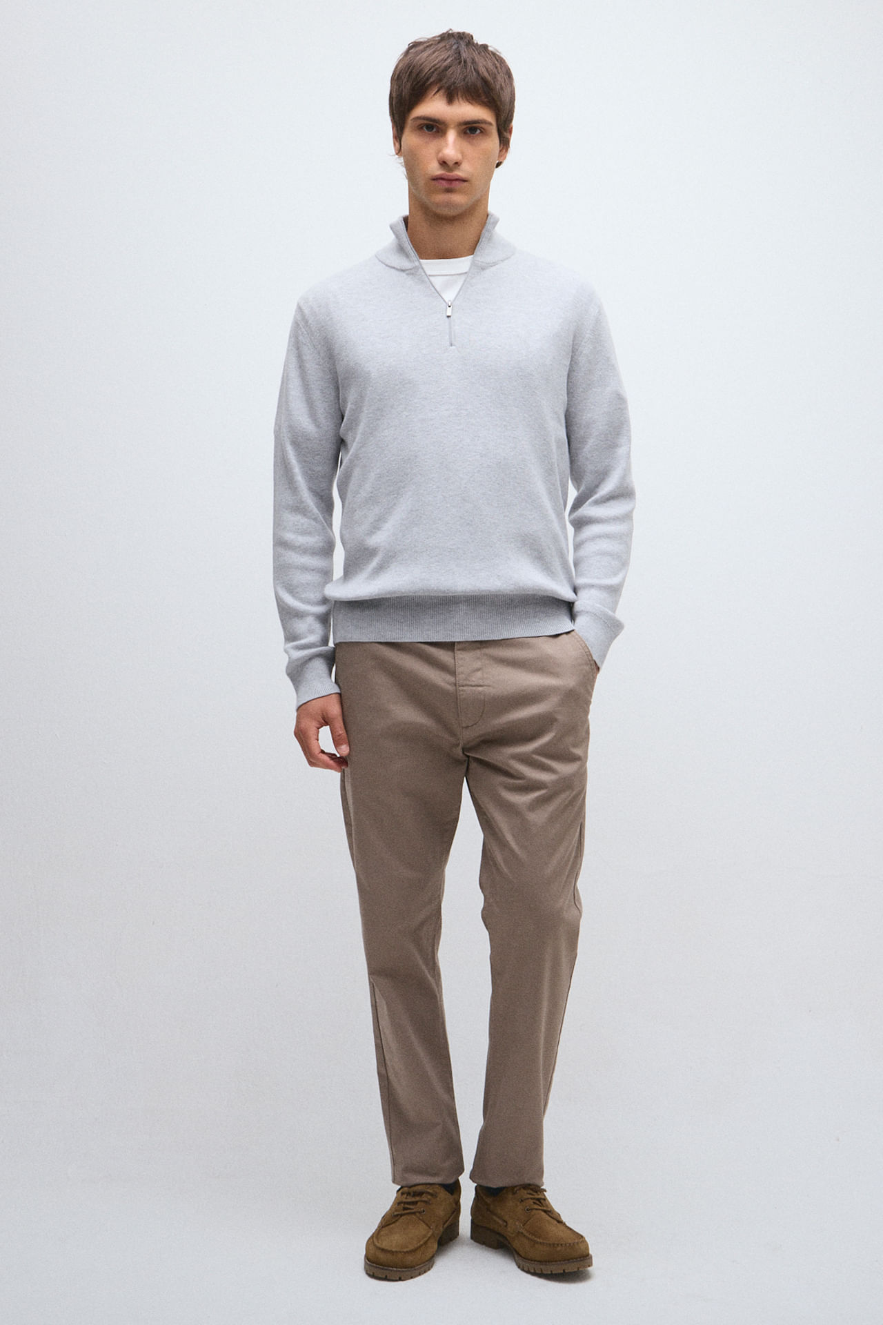 Sweater medio cierre