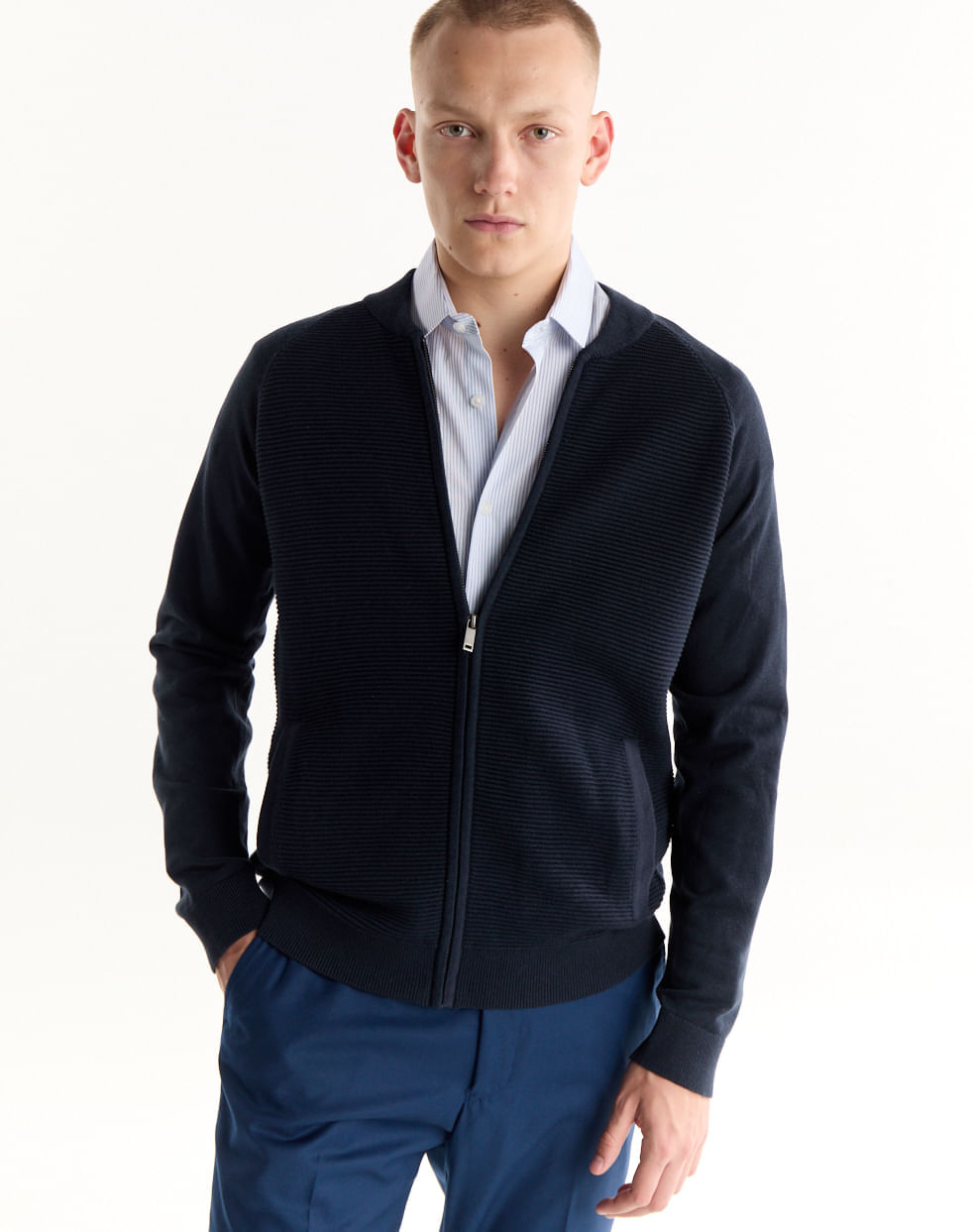 Campera tejida tramada BASILEA