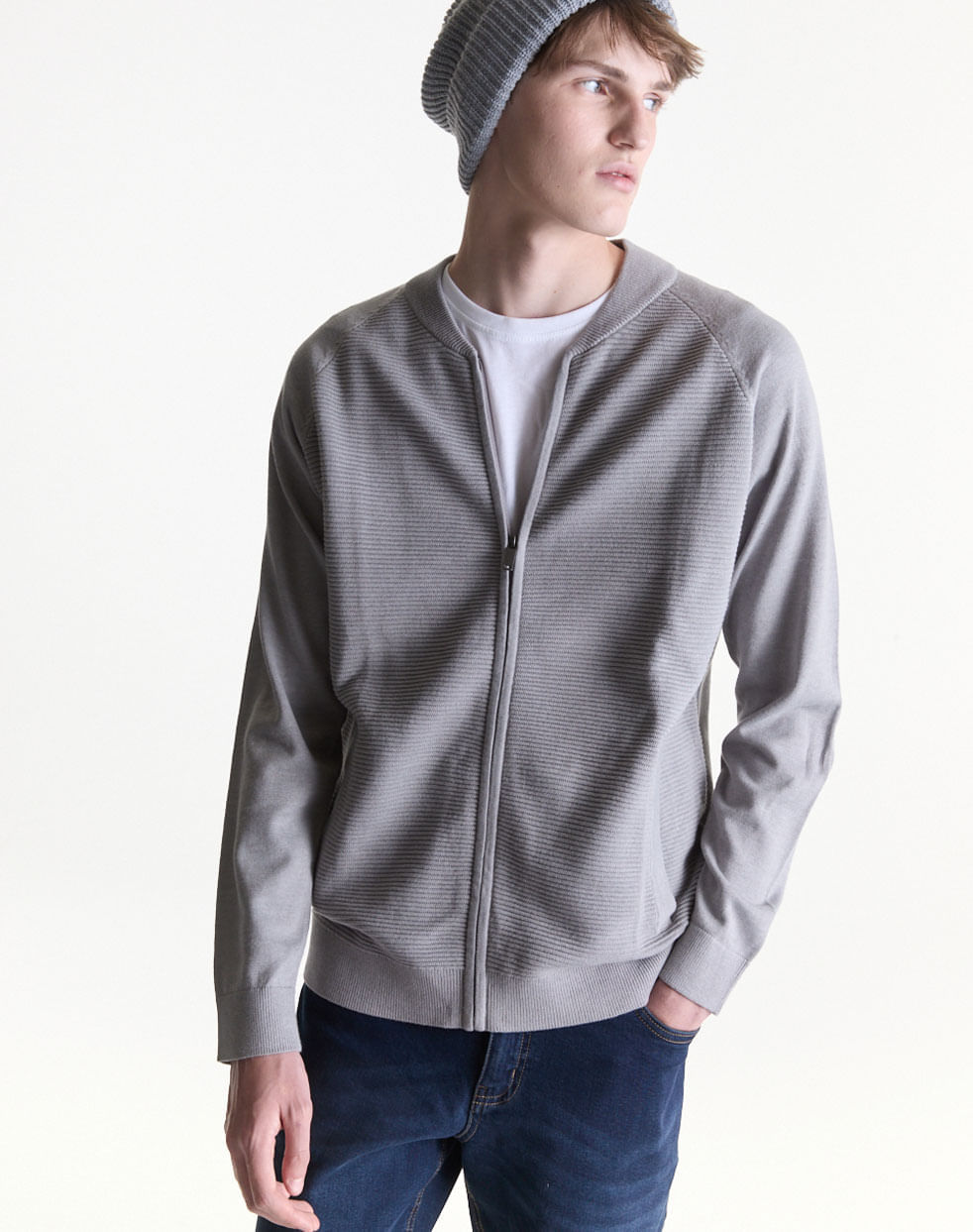 Campera tejida tramada BASILEA