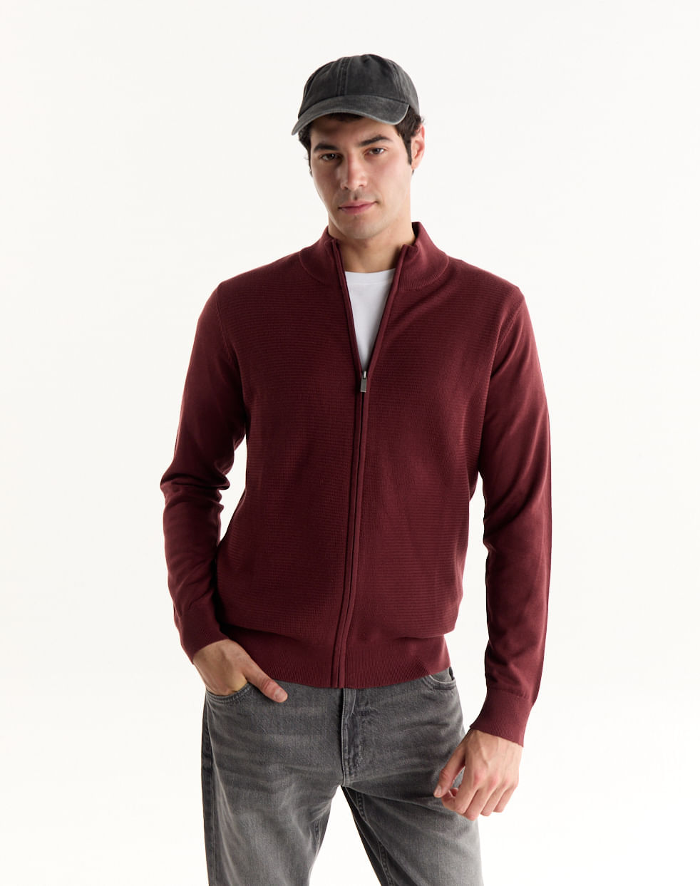 Campera tejida tramada ADARE