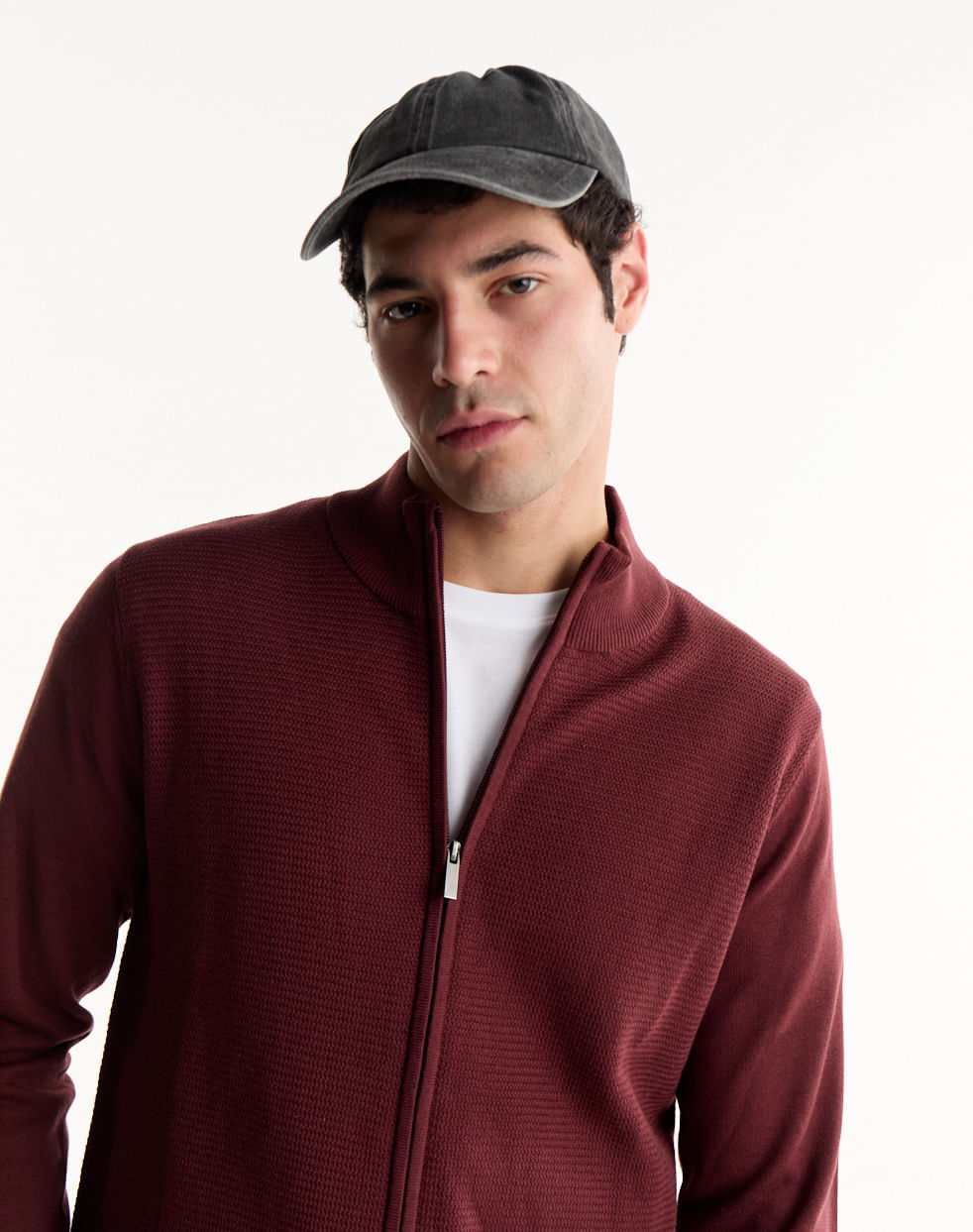 Campera tejida tramada ADARE — imagen 2